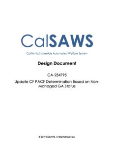 CalWORKS_CalFresh CA-234795 – Update CF PACF Determination Based on Non ...